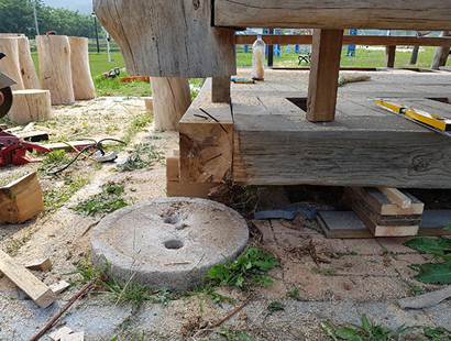 [원두막 보수공사] 경북 울진군 북면 상당리